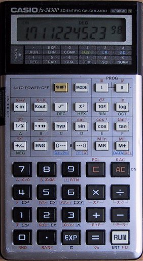 Casio fx 3800P IT History Society